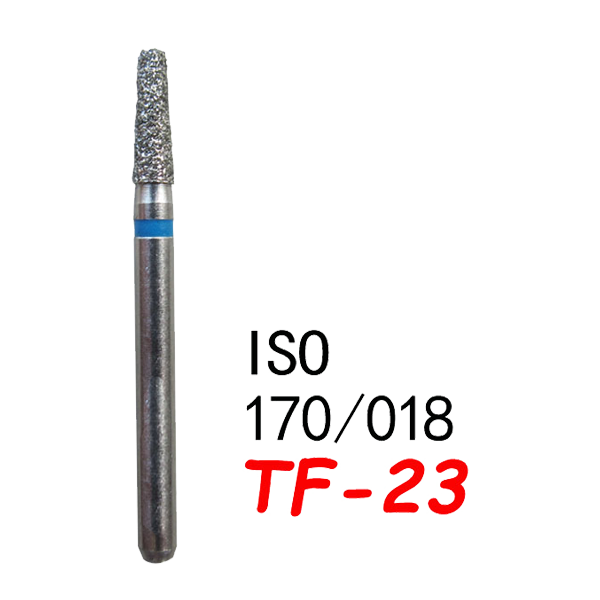TF-23 Flat End Taper Dental Diamond Bur-(50 pcs