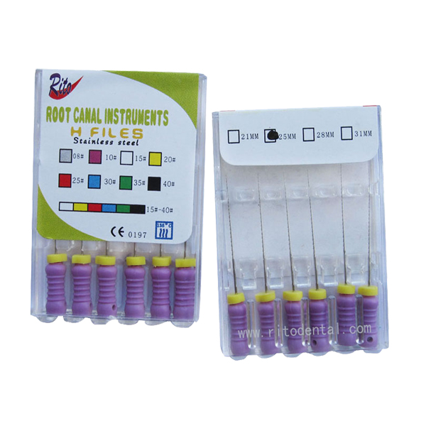 SSH-31 Root Canal Files-Stainless Steel H Files - Hand Use L31mm(10 boxes)