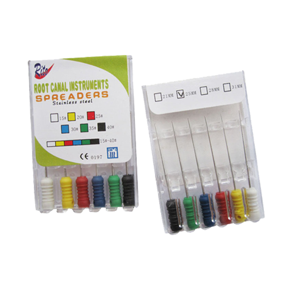 SSS-28 Stailess Steel Spreaders/Stainless Steel Files/Hand Use Dental File L 28mm(10 boxes)